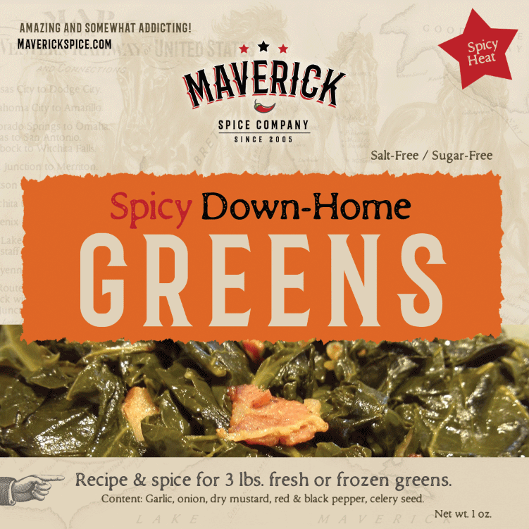Down-Home Greens Spicy!