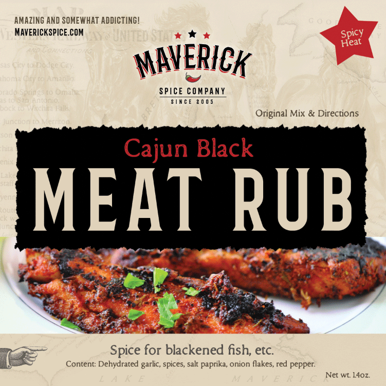Meat Rub - Cajun Black