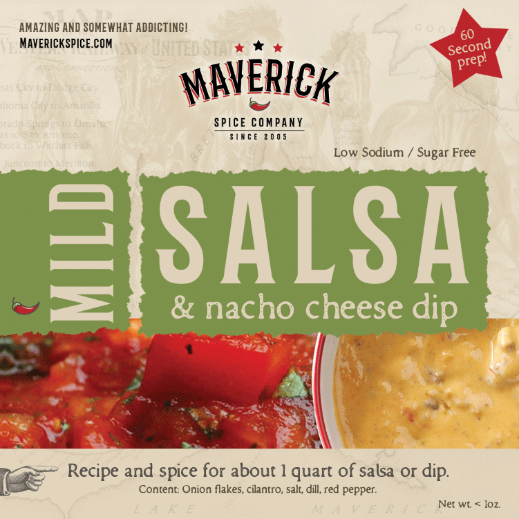 Salsa & Nacho Cheese Dip - Mild
